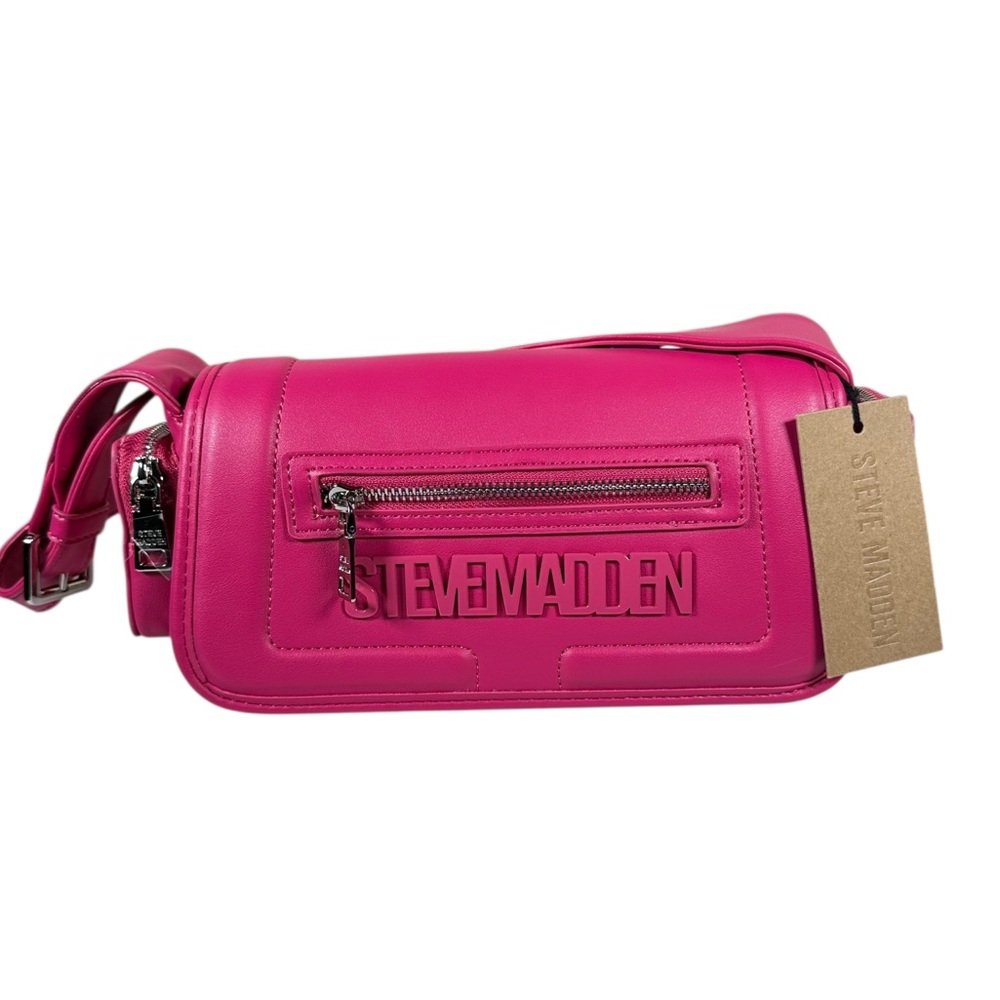STEVE MADDEN Fuschia BRafel Shoulder Bag